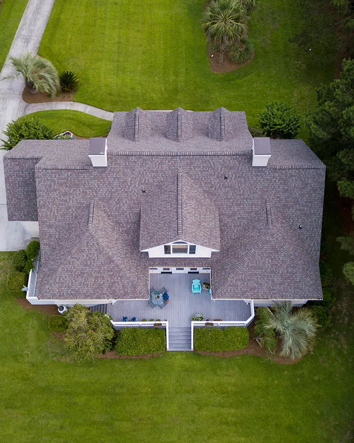 shingle roofing installation in a house in San Diego
